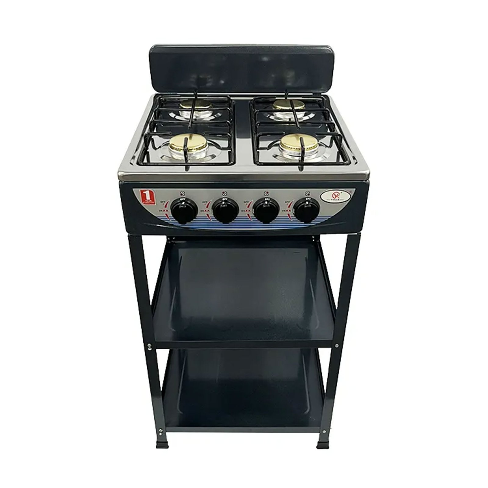 • موقد غاز 4 عين مع أستاند الموقد متعدد ألاستخدام بضمان عامين - الصورة 2