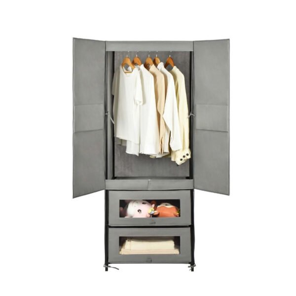 ⁦Modern Wardrobe with Two Shelves⁩ - الصورة ⁦2⁩