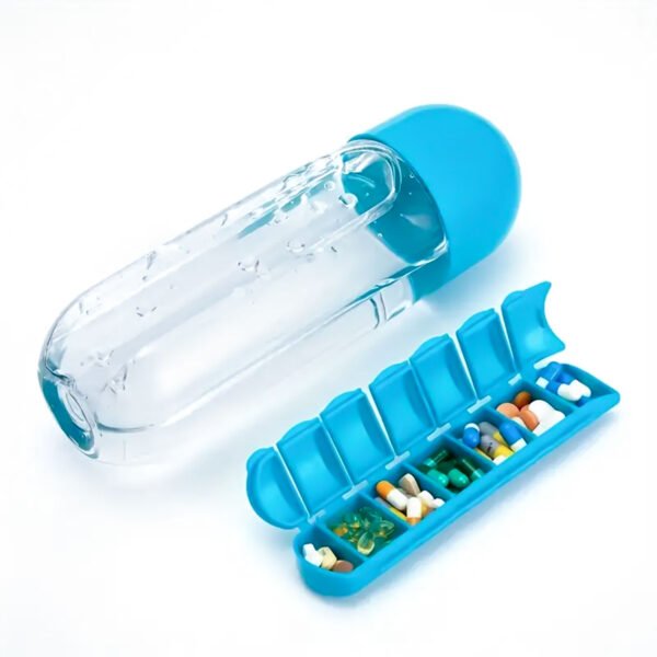⁦Water bottle with pill organizer bag⁩ - الصورة ⁦6⁩
