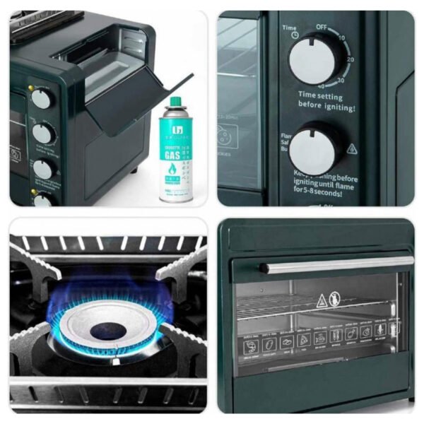 ⁦Portable 2-in-1 Home and Outdoor Camping Oven⁩ - الصورة ⁦3⁩
