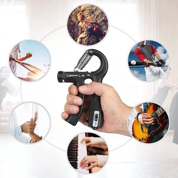 ⁦Smart Exercise Band (Pilates Exercise Device for Weight Loss + Hand Grip Strengthener for Forearm Exercises)⁩ - الصورة ⁦4⁩