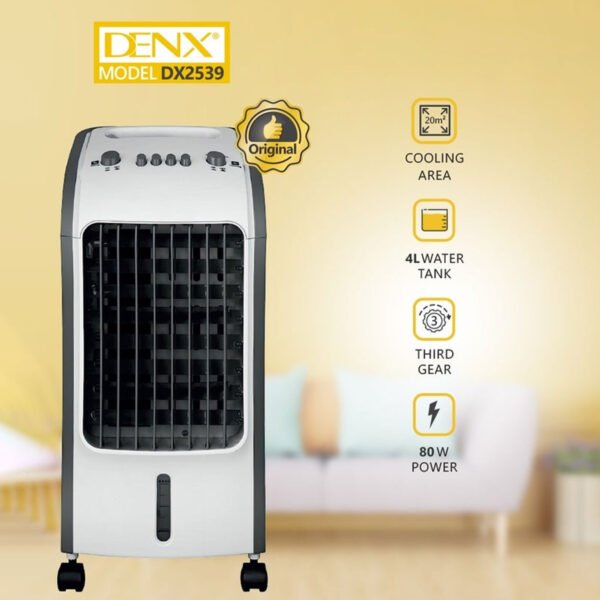 ⁦مكيف صحراوي Denx 4 لتر 80 واط بضمان عامين⁩ - الصورة ⁦2⁩