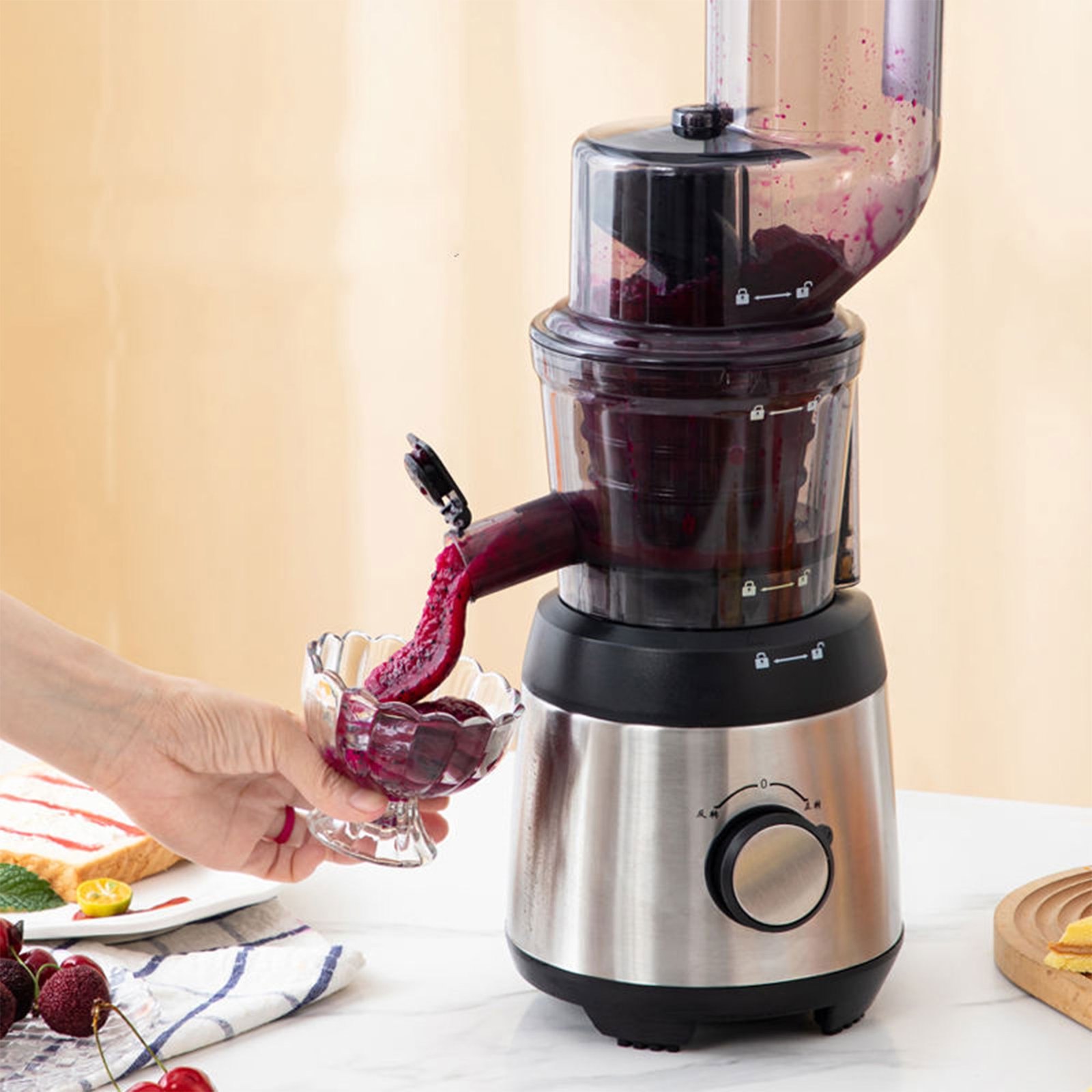 عصاره و صانعه ايس كريم و عصاره برتقال الحديثة بضمان عامين - الصورة 5