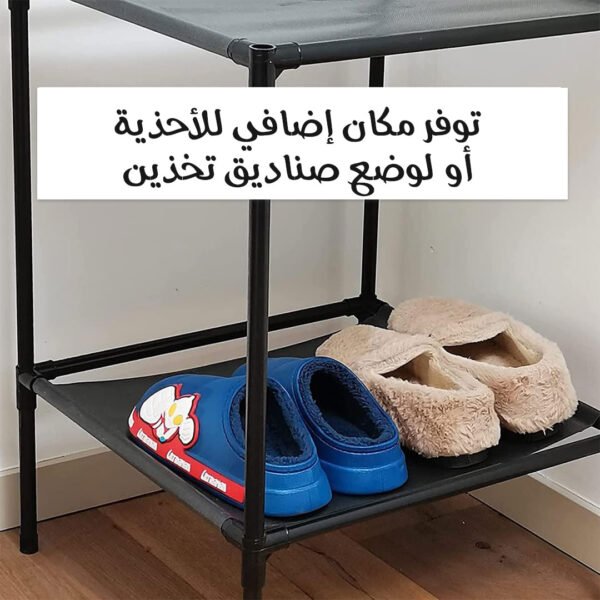 ⁦عرض ثلاث حبات ستاند ملابس زاوية⁩ - الصورة ⁦4⁩