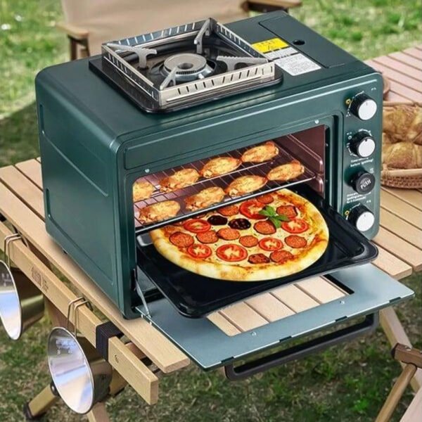 ⁦Portable 2-in-1 Home and Outdoor Camping Oven⁩ - الصورة ⁦5⁩