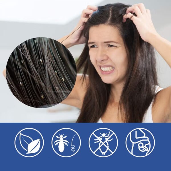 ⁦مشط إزالة القمل الكهربائي+بخاخ علاج فعال للقمل امن للاطفال والكبار⁩ - الصورة ⁦3⁩