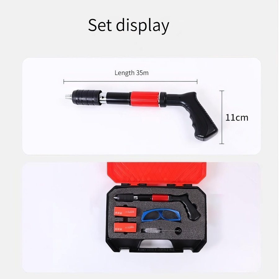 مثبت المسامير الألماني من دينيكس بضمان عامين + 90مسمار - الصورة 4